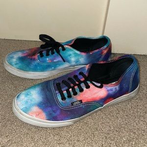 Galaxy Vans, men’s 7.5/ women’s 9